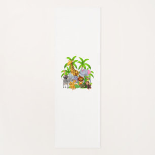 Zoo Animals Safari Wildlife Birthday Party A Day A Yoga Mat