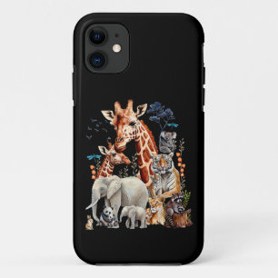 Zoo Animals Wildlife Birthday Party Animal iPhone 11 Case
