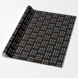 Zoo Animals Wildlife Birthday Party Cute Zoo Day Wrapping Paper