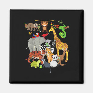 Zoo Animals Wildlife Birthday Party Zoo Day 26 Ani Magnet