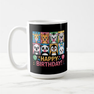 Zoo Animals Wildlife Birthday Party Zoo Day Funny  Coffee Mug