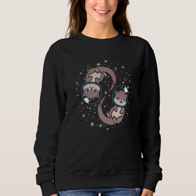 Zoo Astronomy Animal  Astronaut Space Astronaut Ot Sweatshirt (Front)
