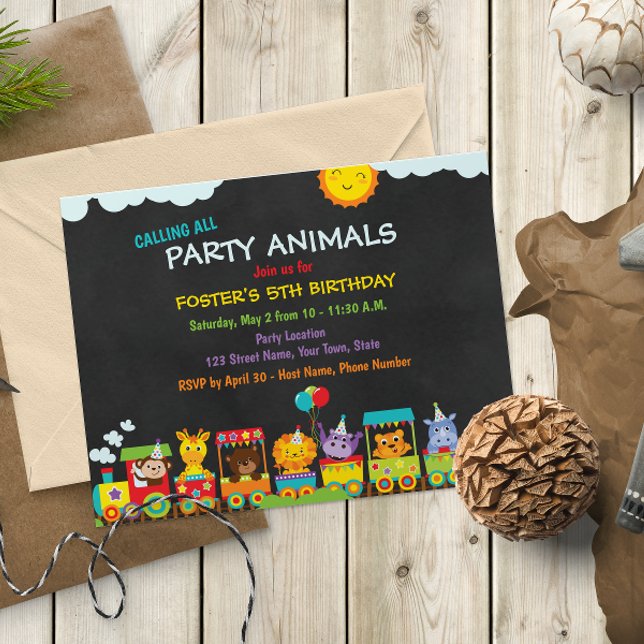 Zoo Birthday Invitation (Creator Uploaded)