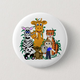 ZOO Boy 6 Cm Round Badge