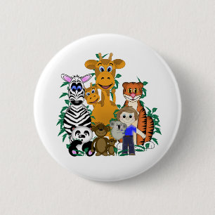 ZOO Boy 6 Cm Round Badge