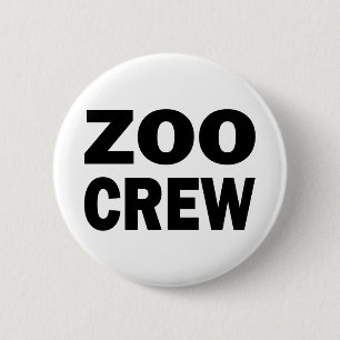 ZOO CREW 6 CM ROUND BADGE