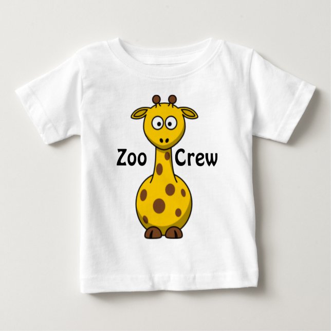 Zoo Crew Giraffe Baby T-Shirt (Front)