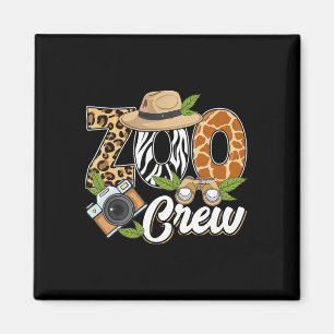 Zoo Crew Safari Animals Wildlife Animal Wild Field Magnet