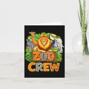 Zoo Crew Safari Wildlife Animal Zoo Keeper Card