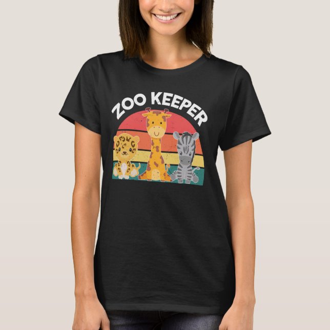 Zoo Crew-Shirt Toddler Boys Girl Kids Women Zoo Ke T-Shirt (Front)