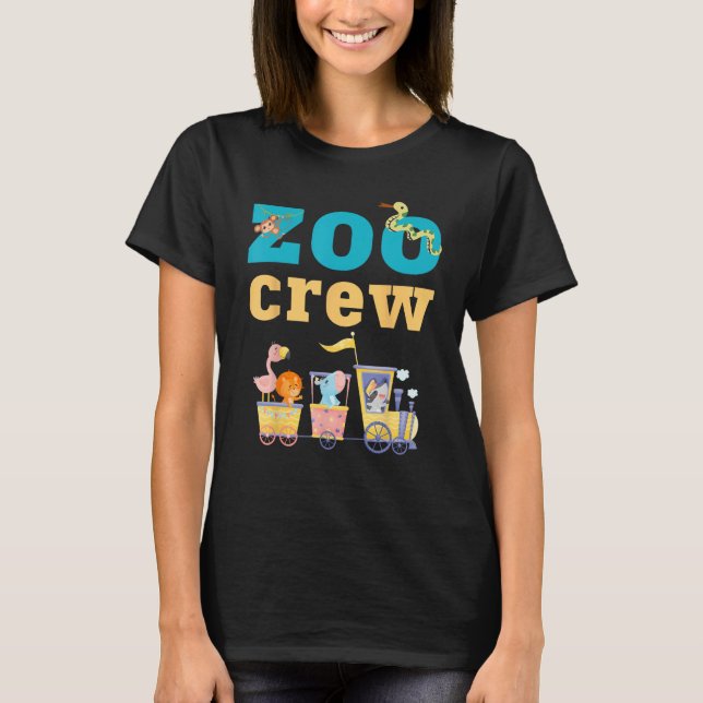 Zoo Crew Zookeeper Family Trip Zoo Visitor Wildlif T-Shirt (Front)