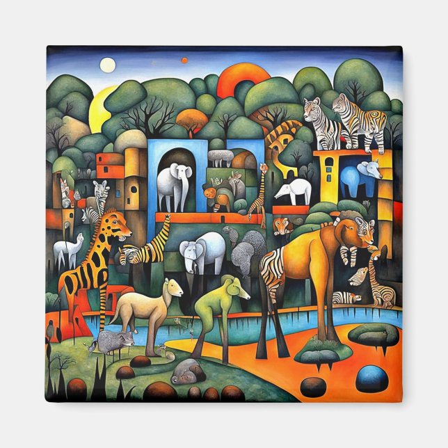 Zoo Dream 3 Magnet (Front)