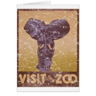 Zoo - Elephant - distressed