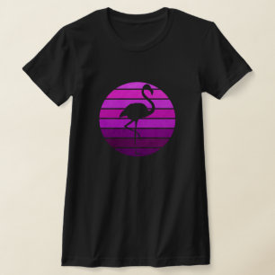 Zoo Flamingo Animal Tropic Summer Sunrise T-Shirt