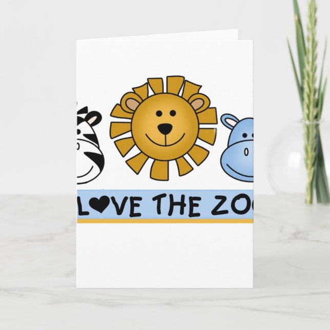 Zoo Friends Card (Front)
