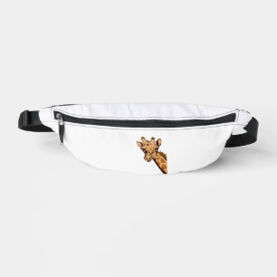 Zoo Giraffe Animal - African Savanna Zookeeper Saf Bum Bags
