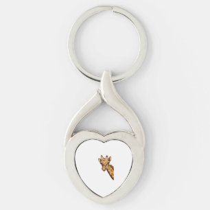 Zoo Giraffe Animal - African Savanna Zookeeper Saf Key Ring