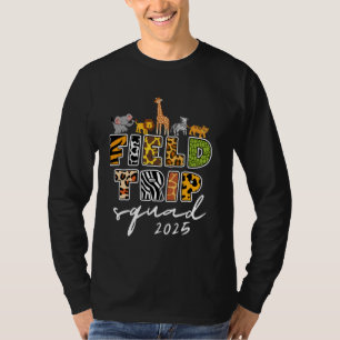 Zoo Giraffe Crew Safari Animal Zoo Keeper Kids Fie T-Shirt