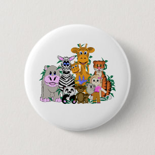 ZOO Girl 6 Cm Round Badge