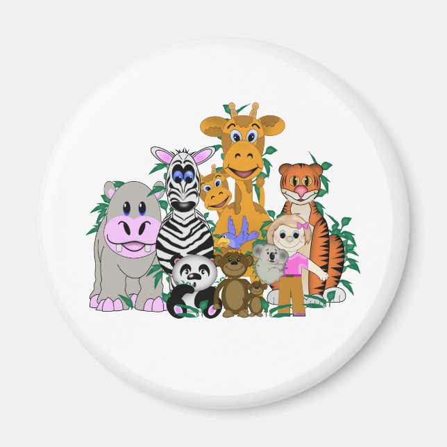 ZOO Girl Magnet (Front)