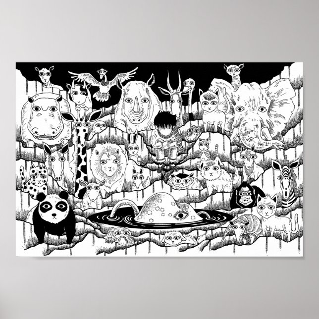 Zoo in the middle of the night. poster (Front)