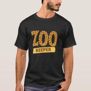 Zoo Keeper African Animals Giraffe Safari Zookeepe T-Shirt