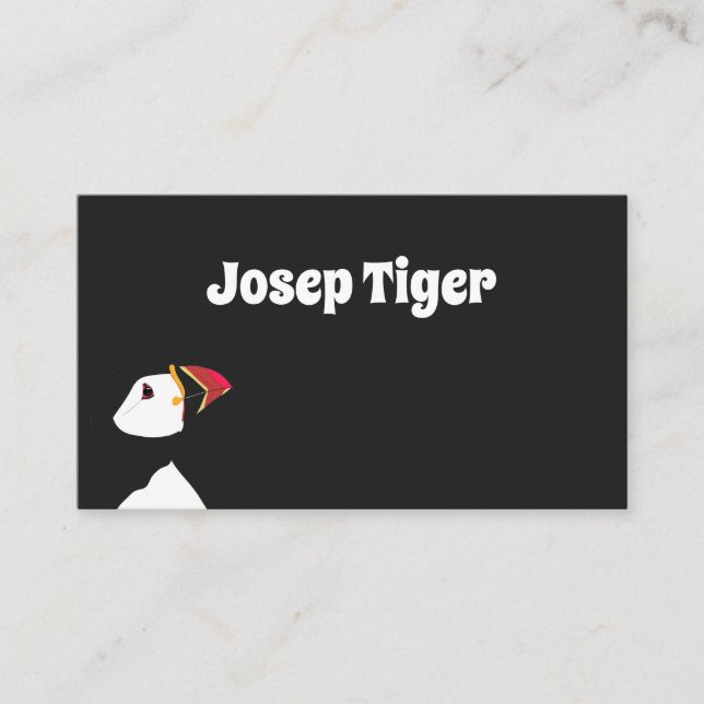 zoo keeper funy business card (Front)