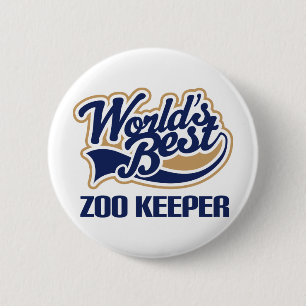 Zoo Keeper Gift 6 Cm Round Badge