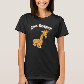 Zoo Keeper Giraffe Safari Animal T-Shirt