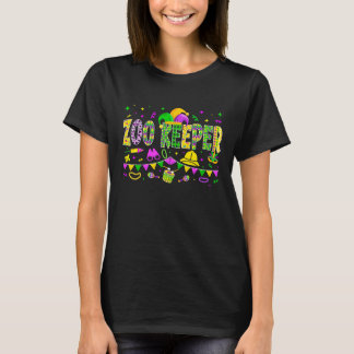 Zoo Keeper  Mardi Gras Carnival Party Women Men T-Shirt