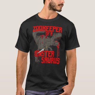 Zoo Keeper of a Monster Saurus - Montersaurus - Di T-Shirt