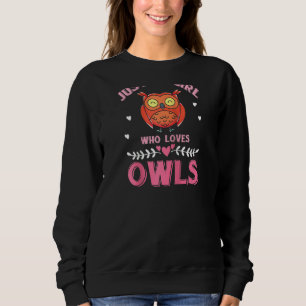 Zoo Keeper Women Girls Forest Bird Animal Lover Ow Sweatshirt