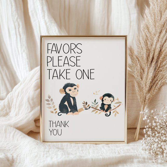 Zoo Safari Nursery Animals Baby Shower Favours Poster (Creator Uploaded)