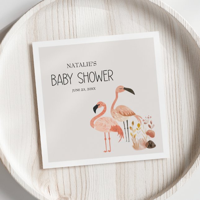 Zoo Safari Nursery Animals Baby Shower Napkins (Creator Uploaded)
