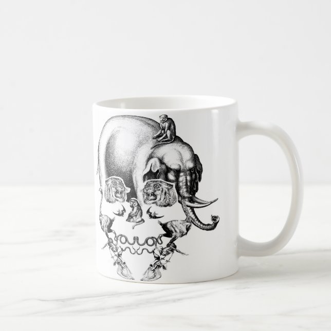 ZOO SKULL COFFEE MUG (Right)