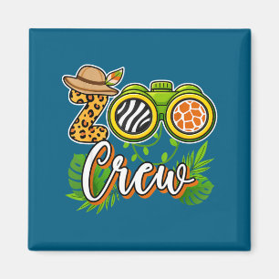 Zoo squad team crew jungle safari wildlife magnet