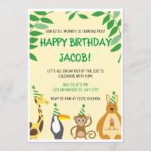 Zoo Themed Kids Birthday Party