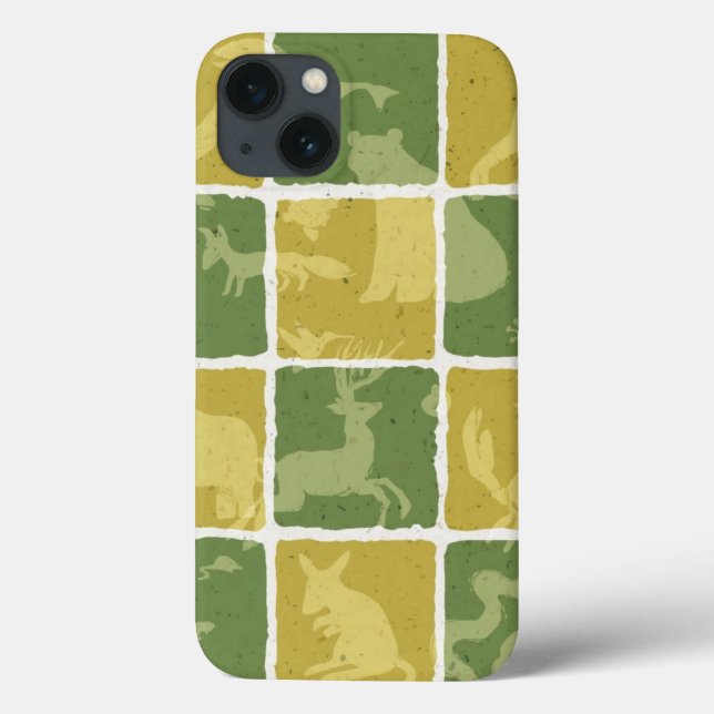 zoo themed pattern Case-Mate iPhone case (Back)