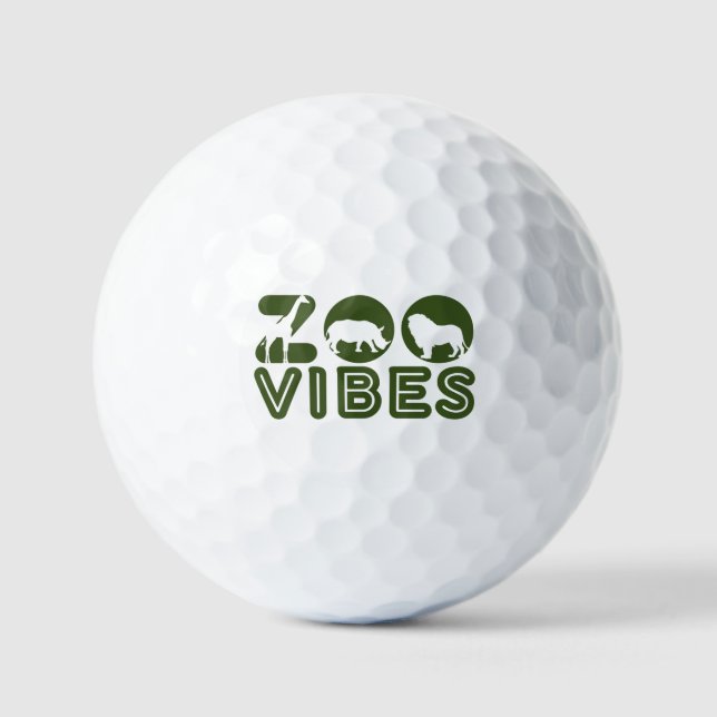 ZOO VIBES GOLF BALLS (Front)