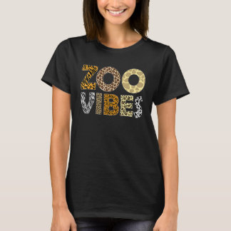 Zoo Vibes Leopard Animal Print Safari Wildlife Ani T-Shirt