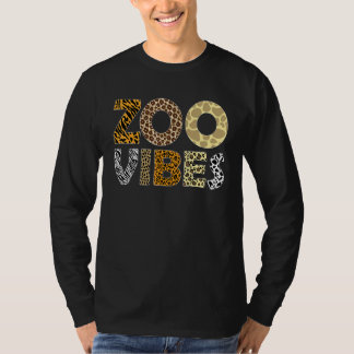 Zoo Vibes Leopard Animal Print Safari Wildlife Ani T-Shirt