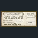 Zoo wedding invitation tickets<br><div class="desc">antique wedding invitations - chic vintage ticket and RSVP in one. Best for vintage or rustic zoo "wild animal theme" weddings. I suggest a pretty textured "linen" or "felt" paper for this design ... The RSVP part is approximately 3.1x4 inches size.Please contact me if you need help with customisation or...</div>