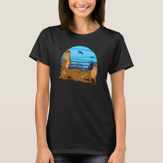 Zoo Wildlife Animal Zookeeper Sea Otter Marine T-Shirt