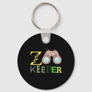 Zookeeper Animals Zoo Wildlife Love Safari Hallowe Key Ring