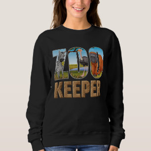 Zookeeper Costume African Savanna Zoo Keeper Anima Sweatshirt