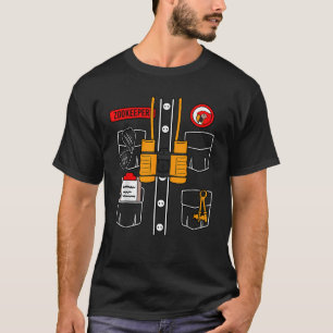Zookeeper Costume Safari Wildlife Animal Keeper Zo T-Shirt