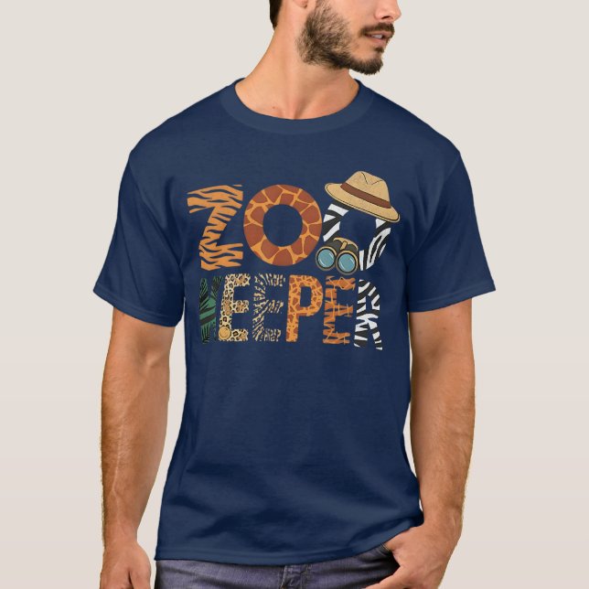 Zookeeper Costume Vintage T-Shirt (Front)
