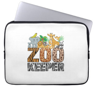 Zookeeper Costume Zebra Wild Print African Animal  Laptop Sleeve