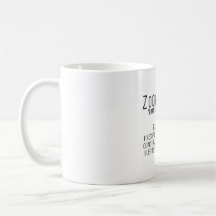 Zookeeper Definition Caretaker of Zoo Animals and  Coffee Mug