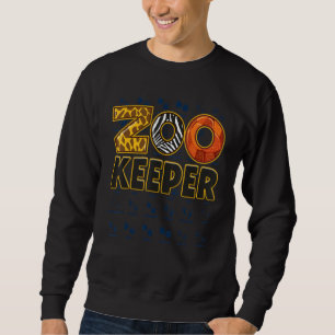 Zookeeper Idea For Kids & Safari Family Zoo Keeper Sweatshirt